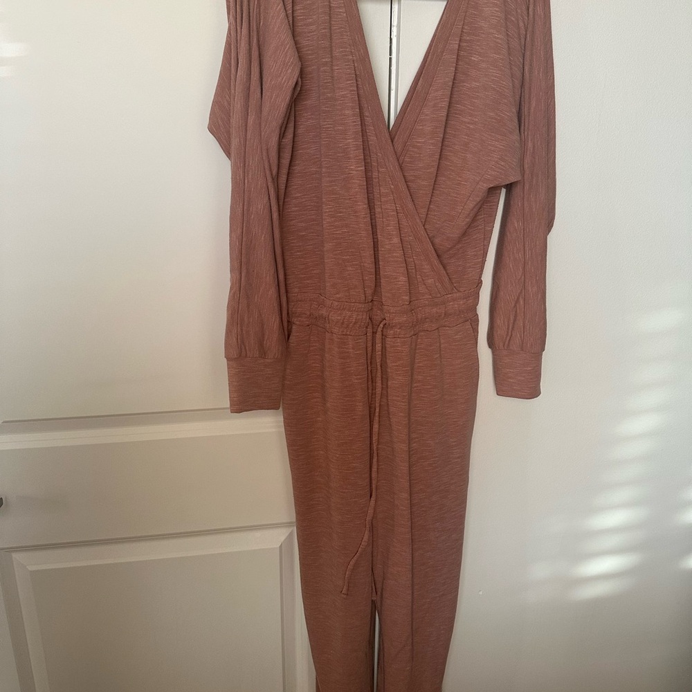 Women's Express peach Jumpsuit